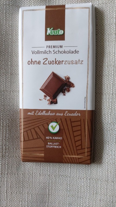 Keato Vollmilch Schokolade, mildsüß von SimplyNice | Hochgeladen von: SimplyNice