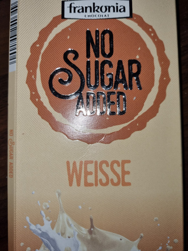 NO SUGAR ADDED, Weisse Schokolade von Melie | Hochgeladen von: Melie