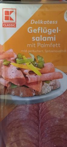 Delikatess Geflügelsalami mit Palmfett, mild geräuchert von Papa | Hochgeladen von: Papa René