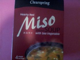 Clearspring - Rote Miso-Suppe mit Wakame | Hochgeladen von: jetztaberrichtig