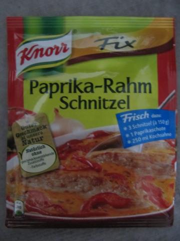 Knorr Fix, Paprika-Rahm Schnitzel | Hochgeladen von: marina5376