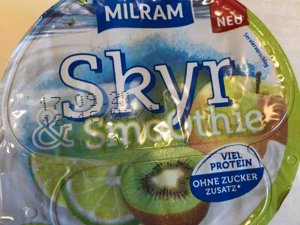 Milram, Skyr &amp; Smoothie, Kiwi-Apfel-Limette Kalorien - Neue Produkte - Fddb
