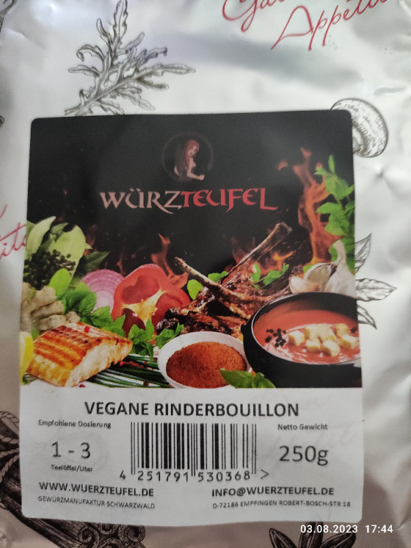 Vegane  Rindersuppe, Pulver von Bernd R. | Hochgeladen von: Bernd R.