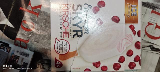 Eis Frozen Skyr, Kirsche von Fred | Hochgeladen von: Fred