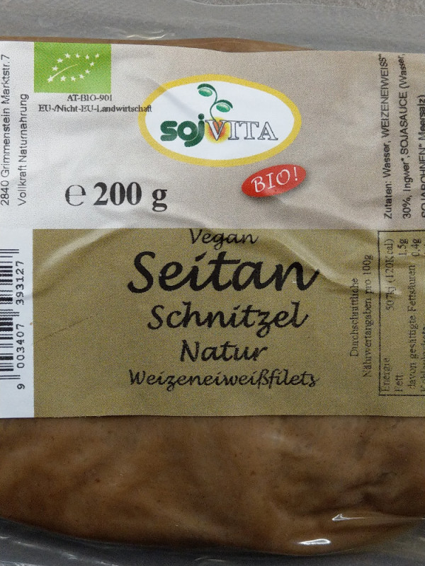 Vegan Seitan Schnitzel Natur, Weizeneiweißfilets von Eatlesswalk | Hochgeladen von: Eatlesswalkmore