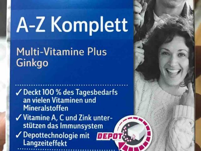 A-Z Komplett, Multi-Vitamine plus Gingko von eddy300 | Hochgeladen von: eddy300