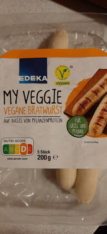 my veggie vegane bratwurst, vegan von edeka von skarla | Hochgeladen von: skarla
