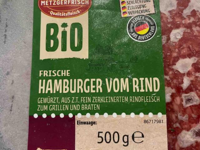 Bio Hamburger vom Rind, gewürzt von MiziMausi | Hochgeladen von: MiziMausi