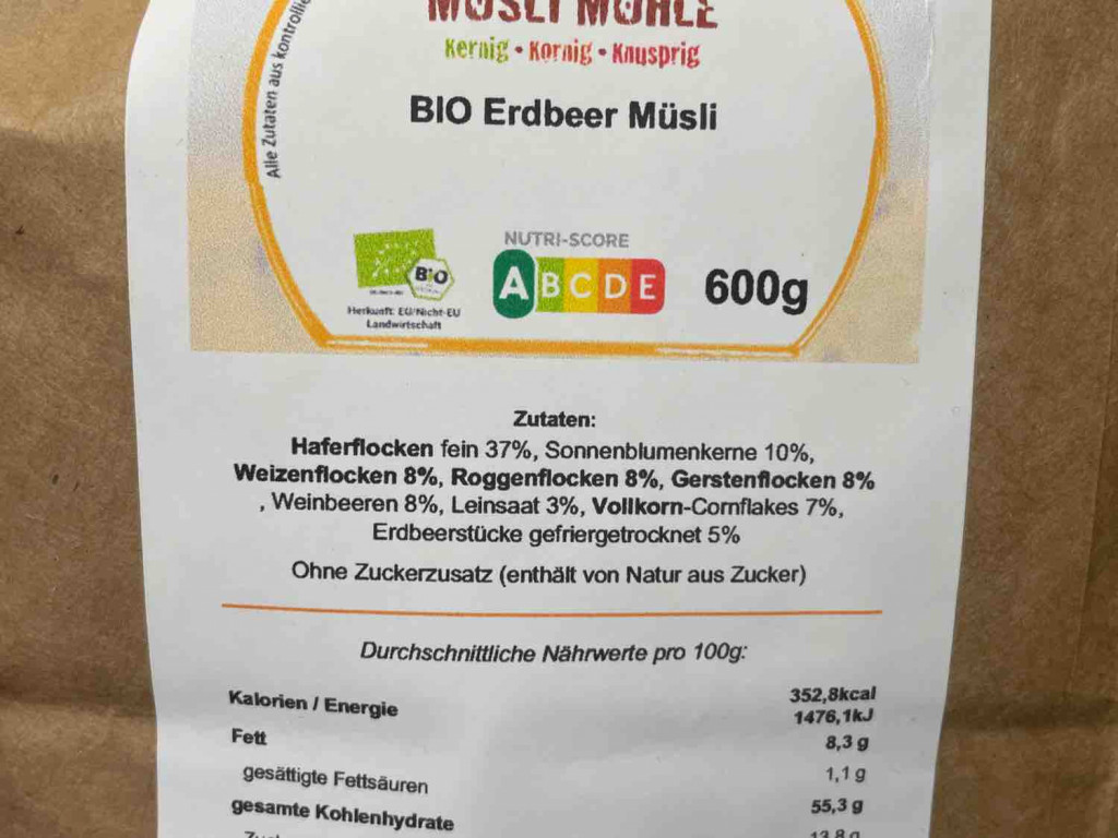 Bio Erdbeer Müsli von Hebergirl | Hochgeladen von: Hebergirl