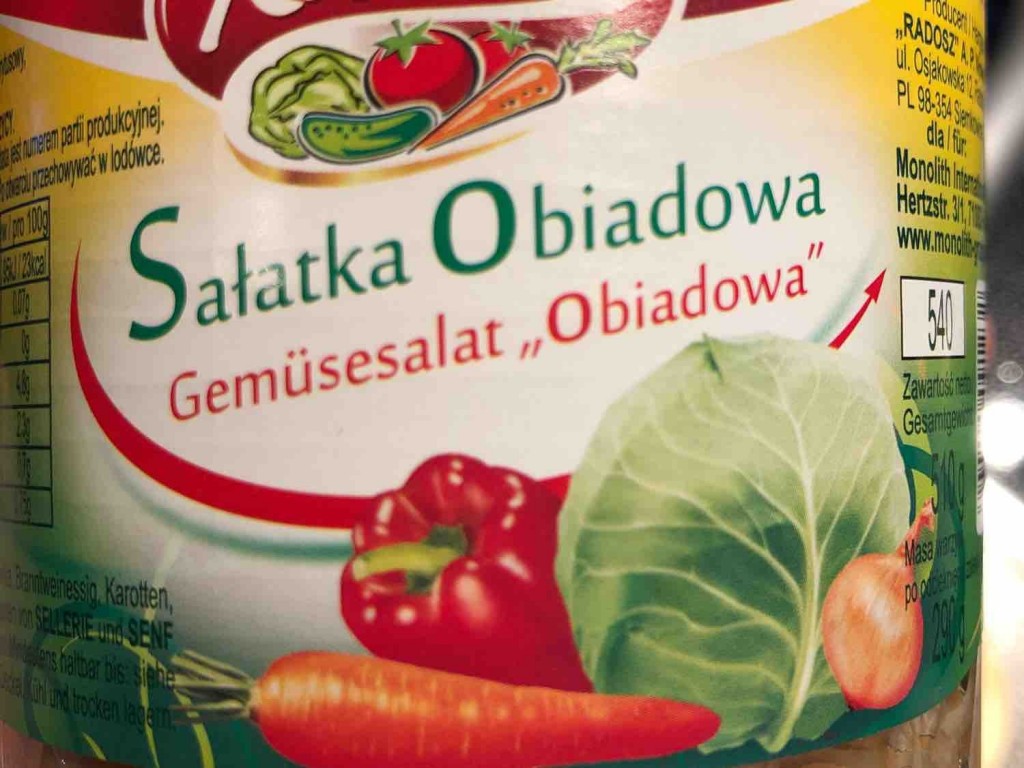 Gemüsesalat Obiadowa, Salatka von Valdemaro | Hochgeladen von: Valdemaro