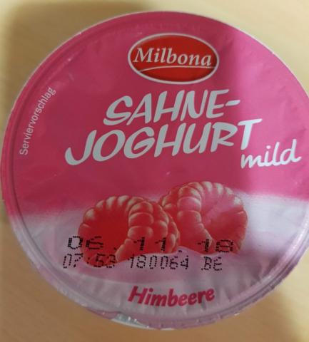 Sahnejoghurt mild (Himbeere), 16% Himbeerzubereitung, 10% Fe | Hochgeladen von: Makra24