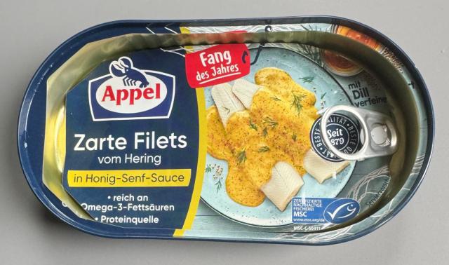 Zarte Filets vom Hering, Honig-Senf-Sauce | Hochgeladen von: sylvinee