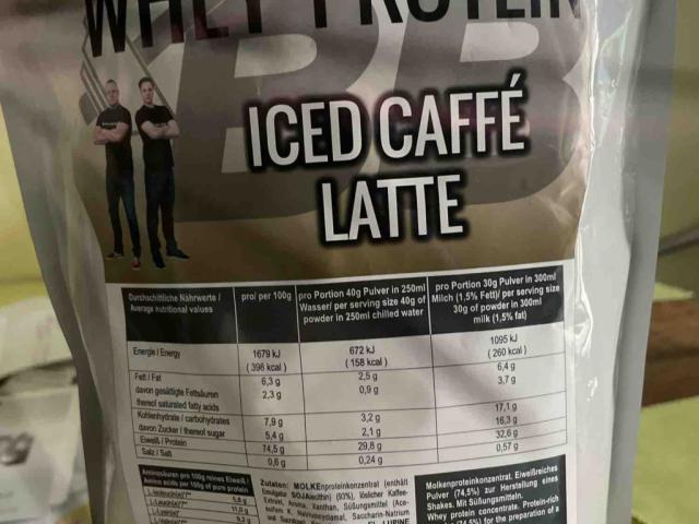 iced caffe latte, whey protein by Joleute13 | Uploaded by: Joleute13