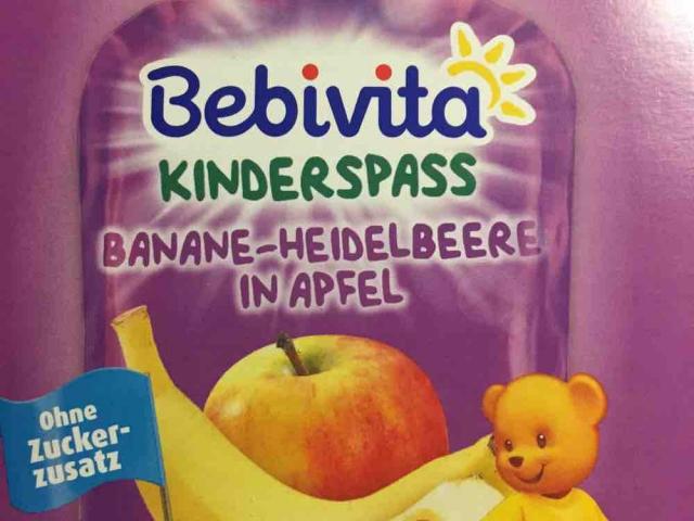 Bebevita Kinderspass Banane Heidelbeer, Banane Heidelbeer von Gi | Hochgeladen von: Gipsy89
