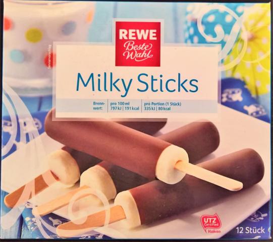 Milky Sticks, Vanille mit kakaohaltiger Fettglasur | Hochgeladen von: wertzui
