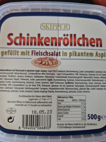 Schinkenröllchen mit Fleischsalat, In Aspik von julko | Hochgeladen von: julko