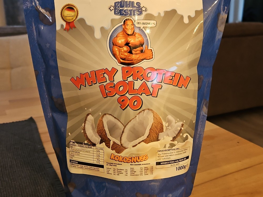 Rühls Bestes Kokosnuss, Whey protein Isolat 90 von TomBorrmann | Hochgeladen von: TomBorrmann