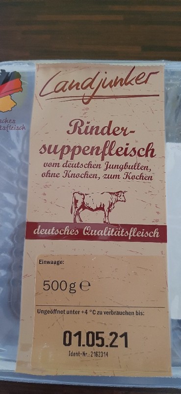 Rinder-Suppenfleisch, (dt. Jungbullen, ohne Knochen) von JanaP. | Hochgeladen von: JanaP.