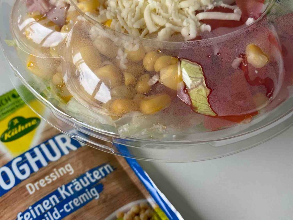 Salat Cup Chef to go Schinken Käse, Mit Joghurt Dressing von gre | Hochgeladen von: greizer