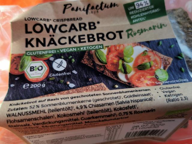 Panifactum Lowcarb Knäckebrot, Rosmarin by cannabold | Uploaded by: cannabold