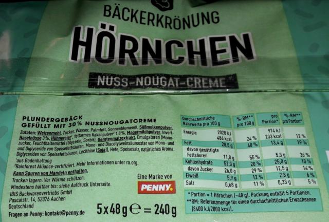 Bäckerkrönung Hörnchen Nuss-Nougat-Creme | Hochgeladen von: Siope