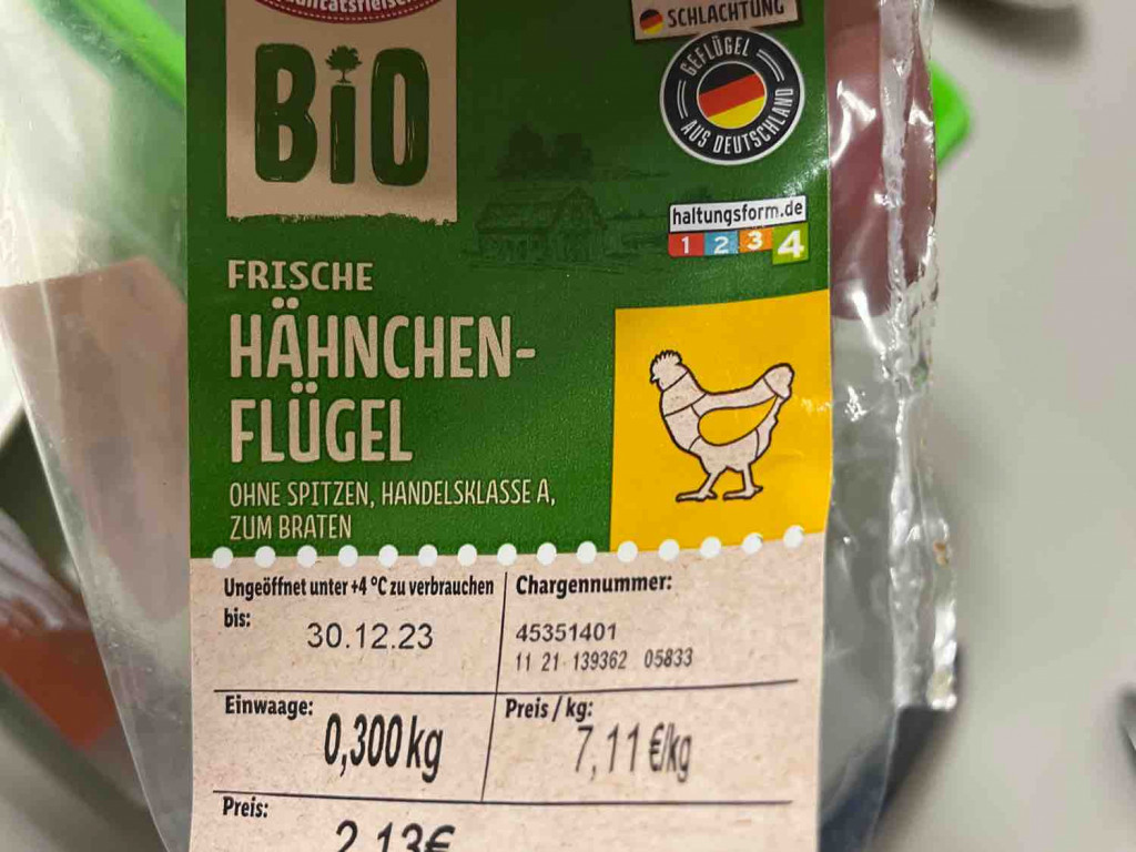 Frische Hähnchenflügel, Bio Handelsklasse A von Steffenrichter84 | Hochgeladen von: Steffenrichter84