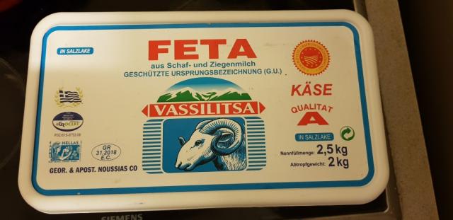 Feta, aus Schaf und Ziegenmilch | Hochgeladen von: grkal