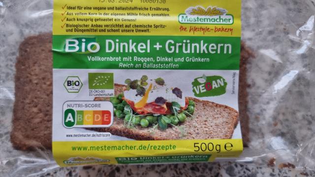 Bio Dinkel + Grünkern, Vollkornbrot mit Roggen by mbr-berlin | Hochgeladen von: mbr-berlin