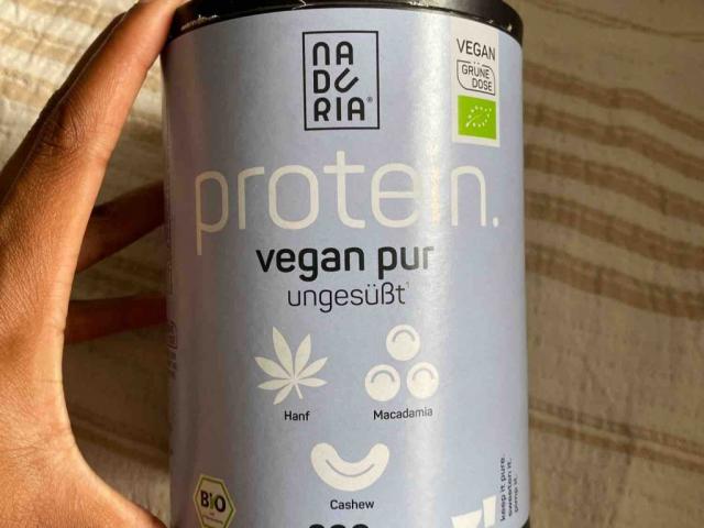 Protein Vegan pur, Hanfprotein (70%)  Macadamiaprotein (25%) Cas | Hochgeladen von: maduo