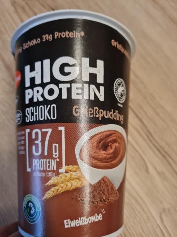 milbona high protein Grießpudding schoko von Mema M | Hochgeladen von: Mema M