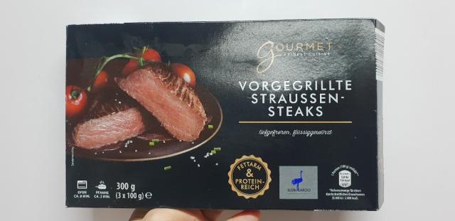 vorgegrillte Straussensteaks, tiefgefroren, flüssiggewürzt von L | Hochgeladen von: Leonie822f