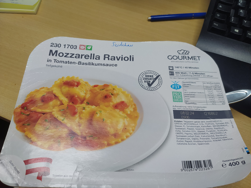 Mozzarella Ravioli, In Tomaten-Basilikumsauce von zenz | Hochgeladen von: zenz