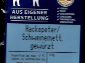 Hackepeter/Schweinemett, Gewürzt | Hochgeladen von: ZDR