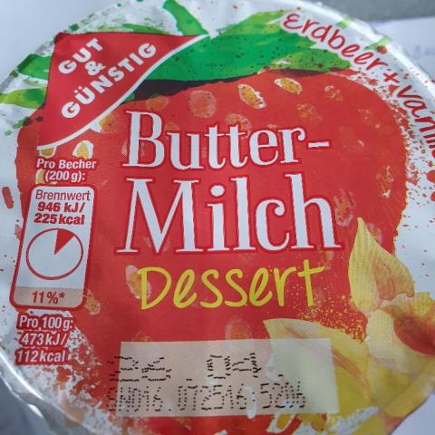 Buttermilch Dessert, Erdbeere-Vanille von Horst L. | Hochgeladen von: Horst L.