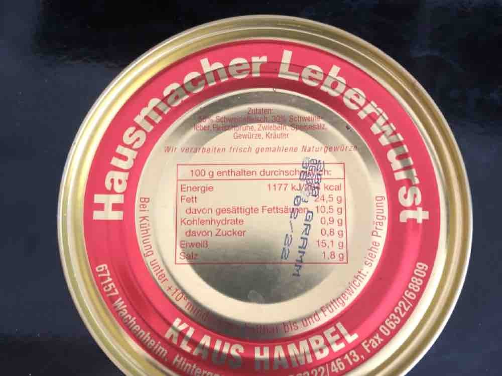 Hausmacher Leberwurst von SAATAM2 | Hochgeladen von: SAATAM2