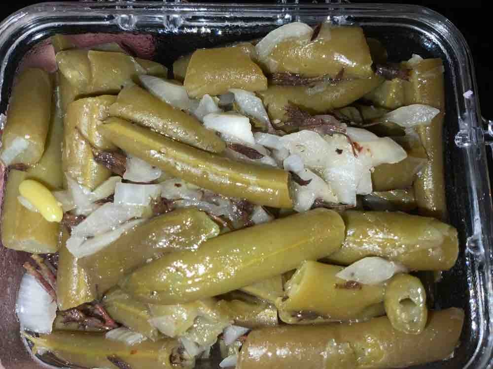 Bohnensalat selbstgemacht mit Zwiebeln, Salat von pesivo | Hochgeladen von: pesivo