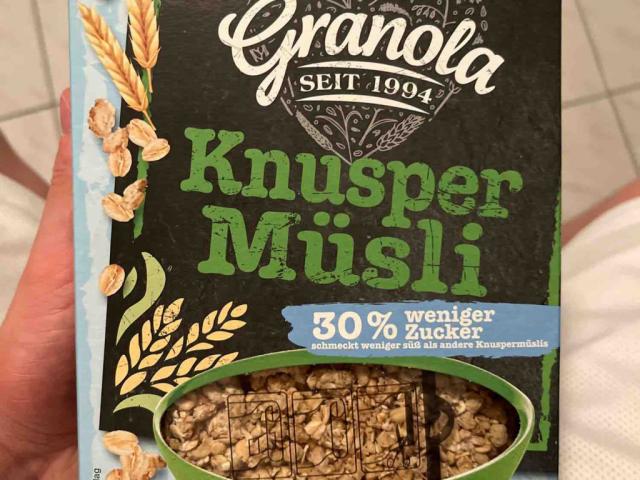 granola knusper müsli, 30% weniger zucker by nicolashxinrich | Uploaded by: nicolashxinrich