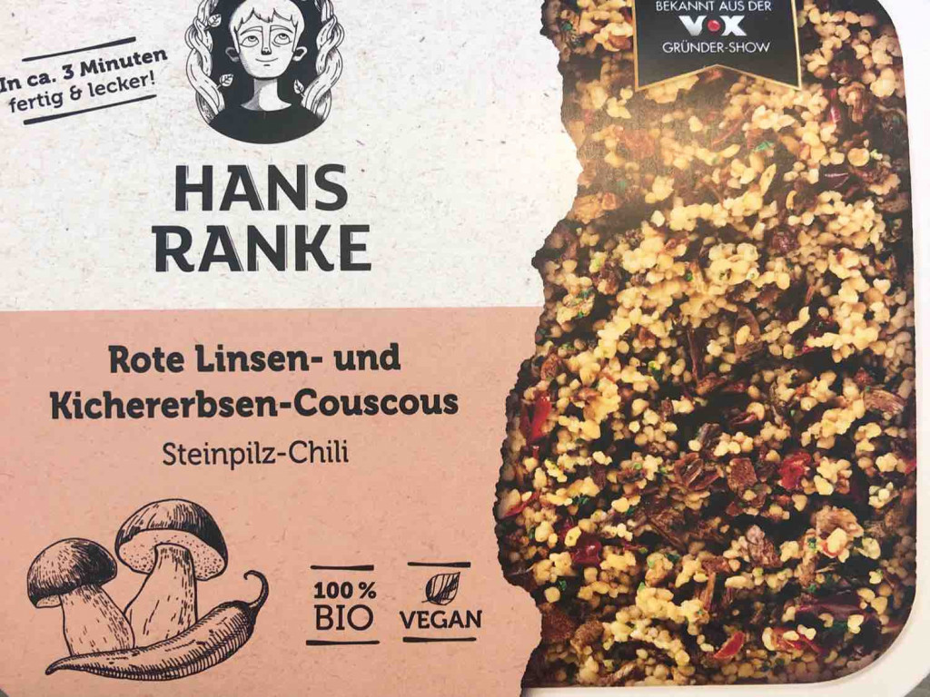 Rote Linsen- und Kichererbsen-Couscous, Steinpilz-Chili von anhe | Hochgeladen von: anhe74