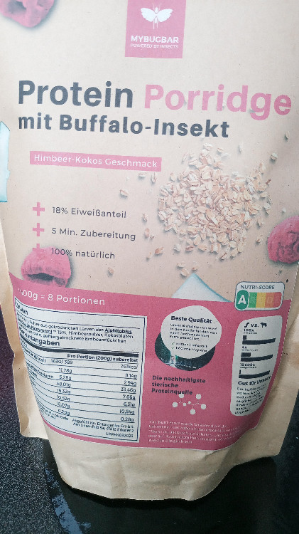 MyBugBar  Protein Porridge Himbeer-Kokos von Persis | Hochgeladen von: Persis