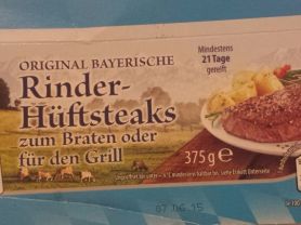 Original Bayerische Rinder-Hüftsteaks (Aldi) | Hochgeladen von: Maqualady