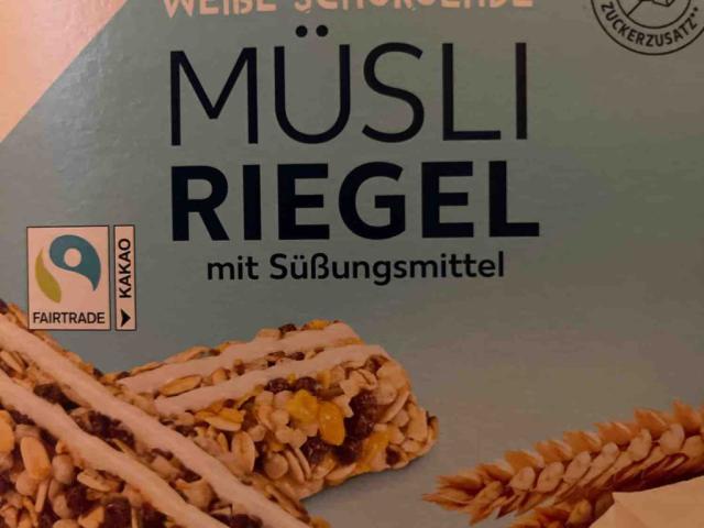 Müsli Riegel mit Süßungsmittel, Weiße Schokolade von Yannick257 | Hochgeladen von: Yannick257