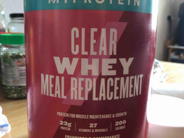 CLEAR WHEY Meal Replacement von tommistone | Hochgeladen von: tommistone