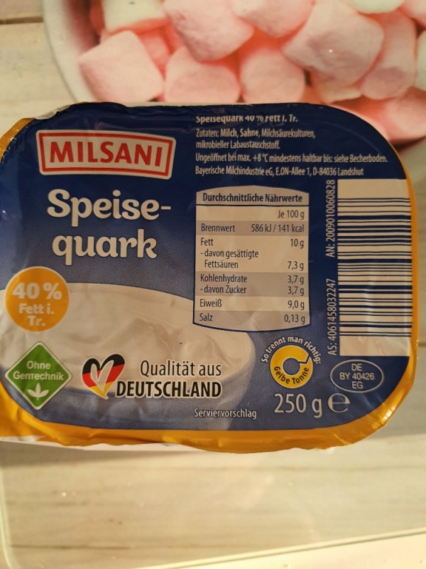 Speisequark Milsani, 40%Fett von B.L. | Hochgeladen von: B.L.