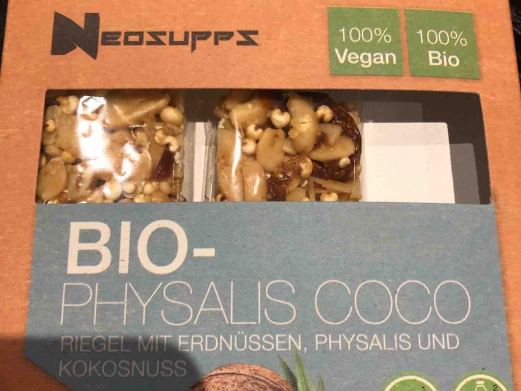 Neosupps Bio-Physalis Coco Riegel von Fuju | Hochgeladen von: Fuju