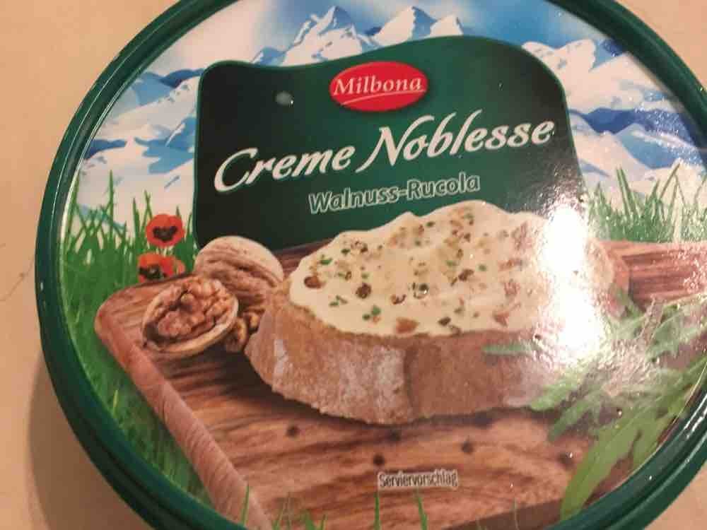 Milbona Creme Noblesse  Walnuss-Rucola, Schmelzkäsezubereitung v | Hochgeladen von: juliaschwanebeck899