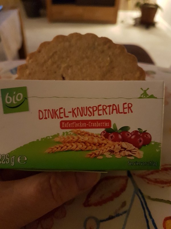 Dinkel-Knuspertaler, Haferfloclen-Cranberries von Gibbi | Hochgeladen von: Gibbi