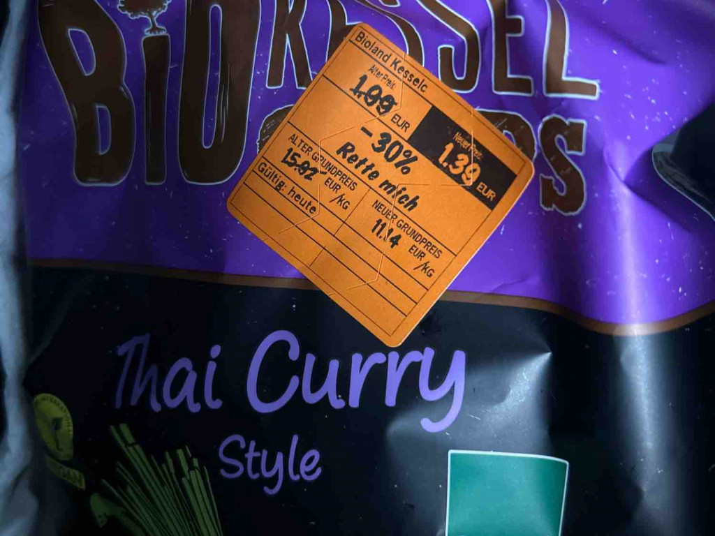 Bio Kesselchips, Thai Curry Style von Trude710 | Hochgeladen von: Trude710