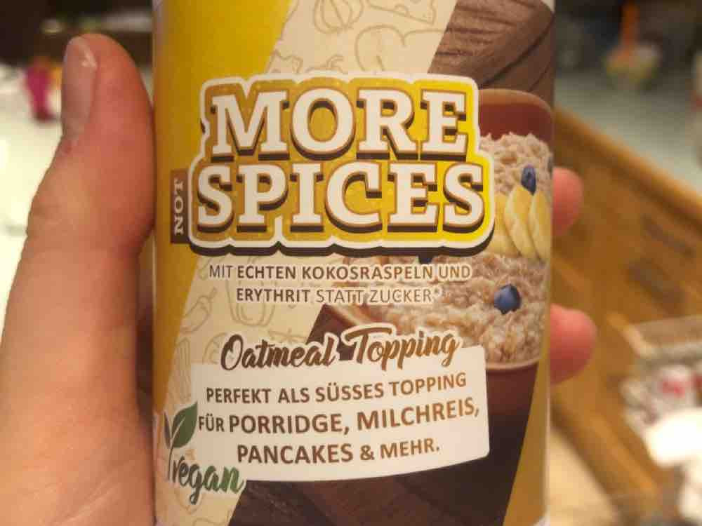 More Not Spices Oatmeal Topping von PeanutButterAndNutella | Hochgeladen von: PeanutButterAndNutella