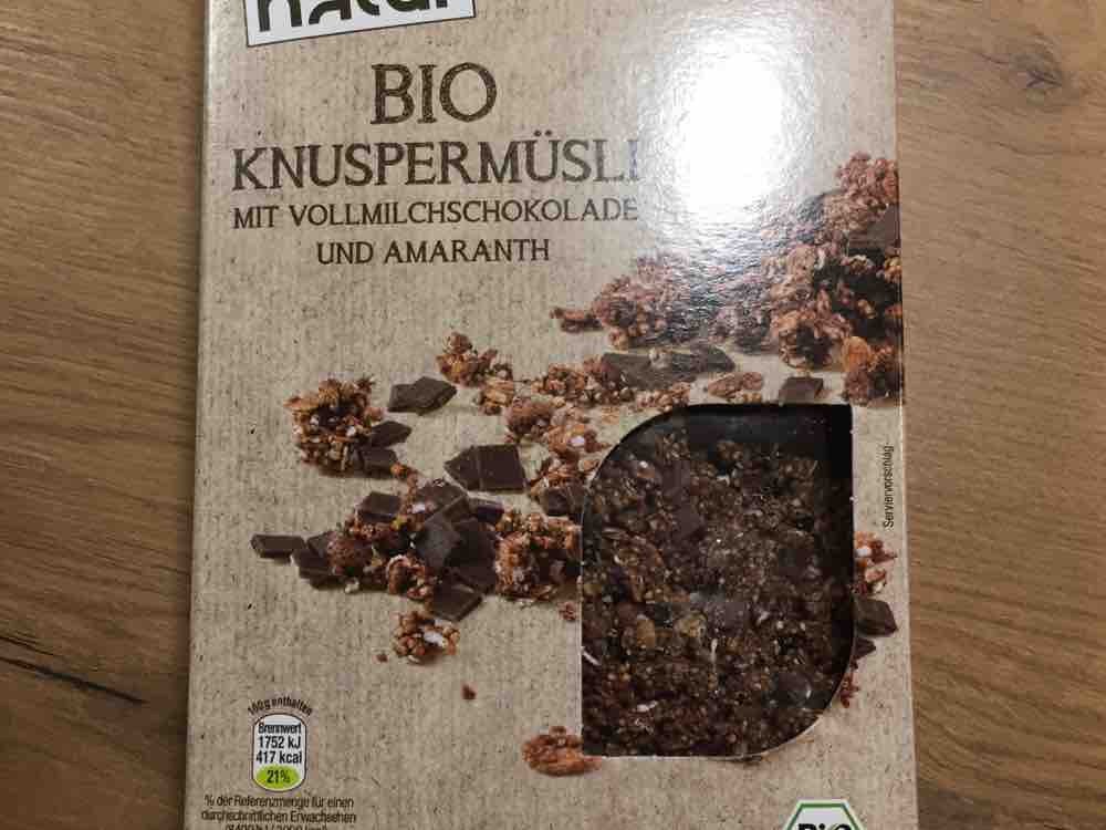 Bio Knuspermüsli, mit Vollmilchschokolade und Amaranth von difka | Hochgeladen von: difkadata