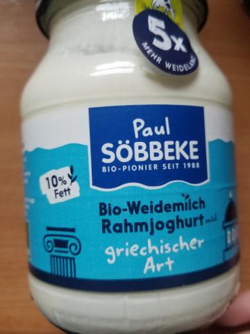 Söbecke Bio-Weidemilch Rahmjoghurt mild, griechischer Art by Fin | Uploaded by: FinalWill